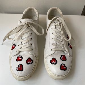 Kenneth Cole Kam Hearts Patch Sneaker